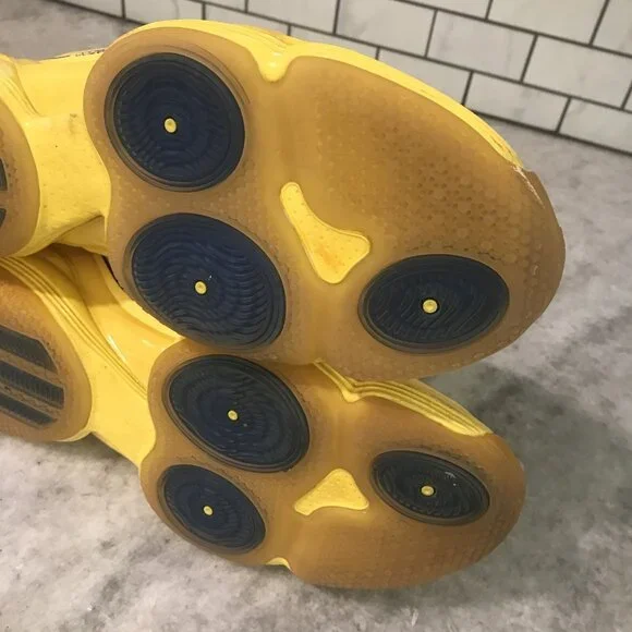 Adidas Adizero Sneakers Mens 15 Yellow Rose 1 Retro All Star Basketball Shoes - Picture 14 of 14